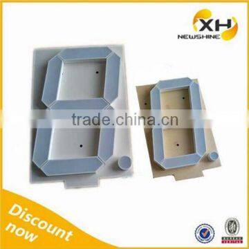 Semi-Outdoor Using Seperate Segments XH-60011BWW NEWSHINE White LED 7 Segment Display Large 6"