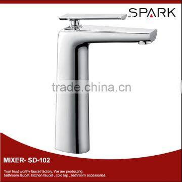 Tall lever chrome home hotel basin faucet taps