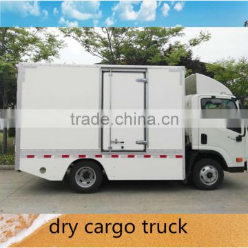 Dry cargo container truck body