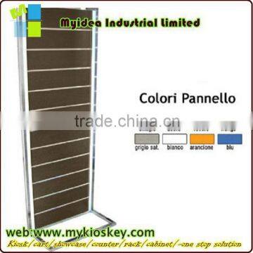 Clothes 4 way clothing display rack,t-shirt display rack,slatwall display