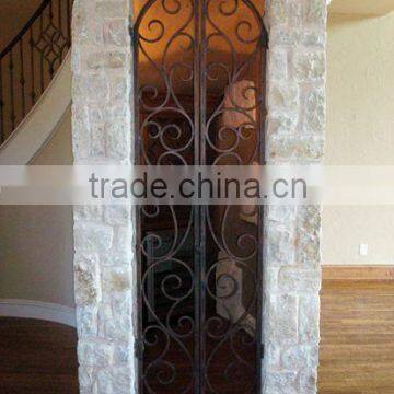 Wrought Iron Decorative Wine Cellar Door,customized Size photo-5