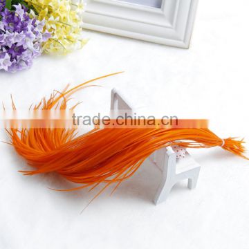 New arrival Grizzly rooster feathers hair extension cheap raw chicken feather