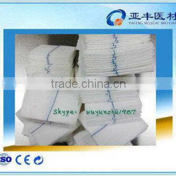 hospital medical wound care dressing E412 cotton gauze folded                        
                                                Quality Choice