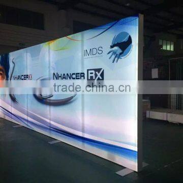 new 2016 LED double side print tension fabric frame