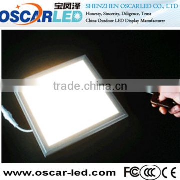 Super bright/slim led celling light/600x600 frameless led flat panel wall light