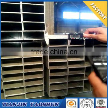 GI hollow section tube thin wall steel tubing