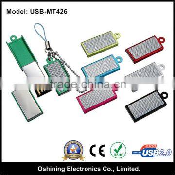 Free Sample 8GB 16GB 32GB Metal Flipping Style USB Flash Drive Bulk Cheap ( USB-MT426 )