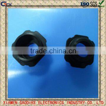 Black waterproof silicone rubber sleeve for parking sensors