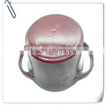 Enamel Cast Iron Casserole With Cover and Ears photo-4