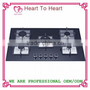 5 burner gas hob