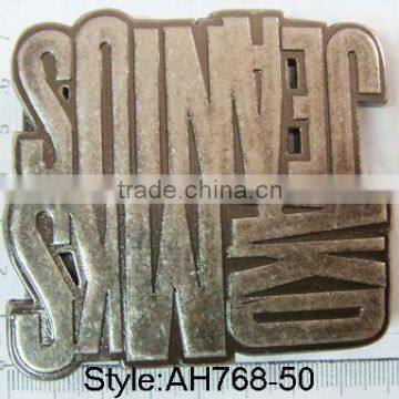 Custom Brand Name Buckles Plate Metal Belt BuckleS photo-5