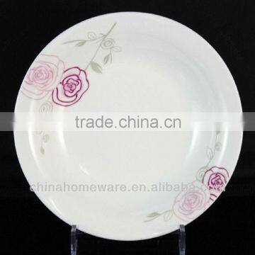 8' porcelain plate