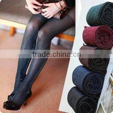 High Quality Custom Wholesale Shinny Pictures of Women in Transparent Tights