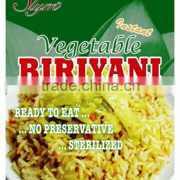 Slym Instant Vegetable Rice meal