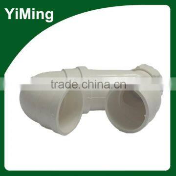 YiMing pipe junction pvc s type trap checking hole gutter fittings wholesale price