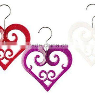 plastic heartshape hard beauty scarves rack