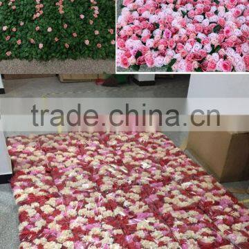 2ft x 6ft Finished Orchid and Rose Flower Wall for Wedding photo-4