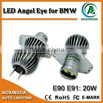 20W super bright led angel eye for E90 E91 with xenon pre-LCI