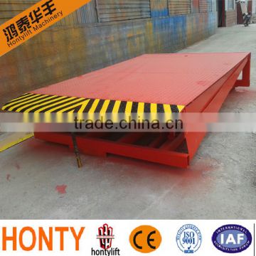 10t Special offer OEM support HONTY DCQ hydraulic container loading dock ramp lift