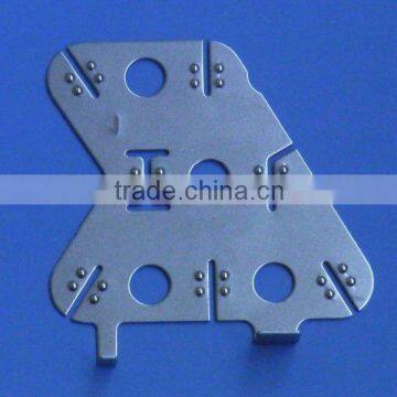 Nickel plated steel battery contact