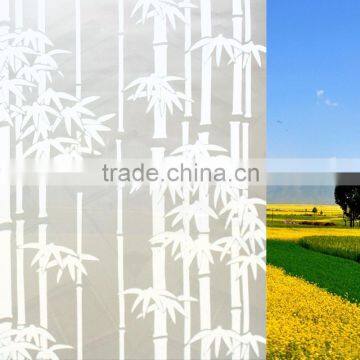 PVC Decorative Film for Glass Door and Window,China Bamboo Pattern Decorative Film for Home and Office photo-4