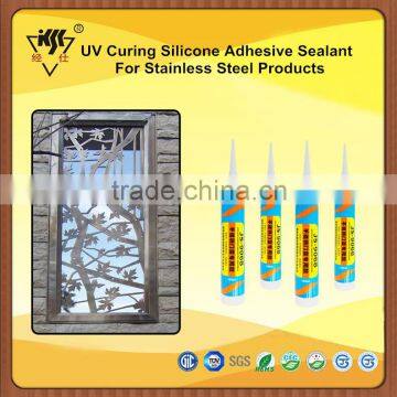 UV Curing Silicone Adhesive Sealant For Stainless Steel Products