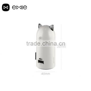 Cute emie mah5200 usb portable power bank for iphone 6 plus