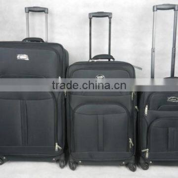 3pcs trolley luggage spinner 4 wheels yiwu