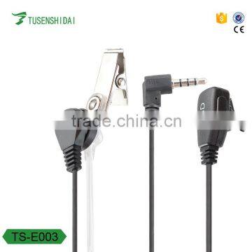 In-Ear Air Tube Headset Wired TSSD TS-E003 Noise Cancelling Earpiece for Walkie Talkie Use