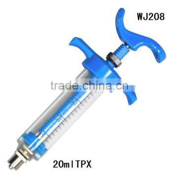 20ML Adjustable Plastic Steel Syringe TPX WJ208