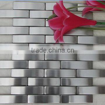 Brick stainless mosaic tile for wall and floor decoration "YX-MD13"                        
                                                                                Supplier's Choice