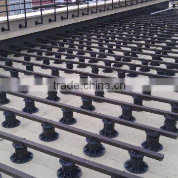 timber joist deck and wpc decking pedestal floor support