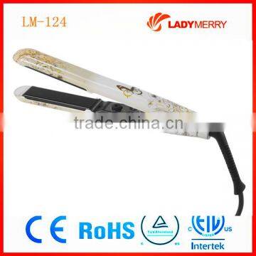 ladies wholesale titanium tourmaline hair straightener