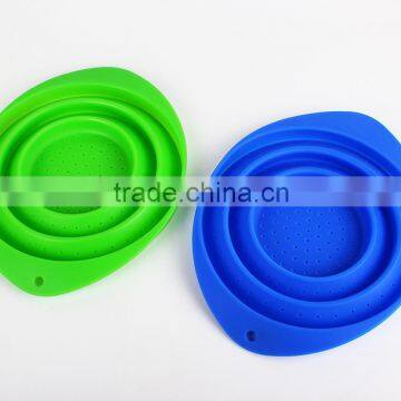 China Supplier Lead Free Colorful Silicone Collapsible Basket photo-2