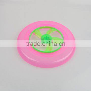 2015 Zhejiang Ningbo New Windmill Design Led Plastic 9 Inch 23cm Frisbee With Hole photo-3