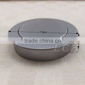 zinc alloy round concealed Furniture handle with spring