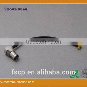 RG174 Cable Assembly with BNC Female Right Angle to MCX Male Right Angle Connector