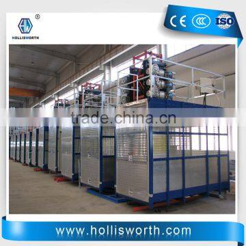 Building Hoist For Passenger Material Hoist SS100/100 Construction Lifting