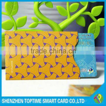 Directly factory ! anti scan blocker rfid credit card sleeve