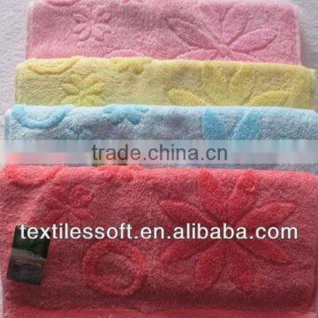 Candy color pure cotton jacquard bamboo fiber towel face towel