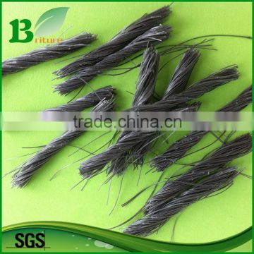 the fiber for reinforceing the concrete, PP Fiber Bunchy Form