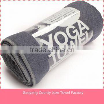 high quality non-slip microfiber yoga towel with different size 24*72" 24*68"