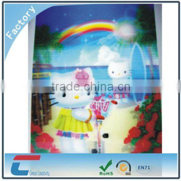 Hot sale Lenticular 3d picture hello kitty