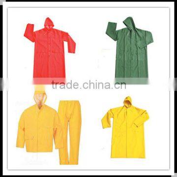 pvc/polyester raincoat