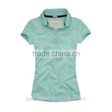 woman's garment wash polo shirt pwwi005