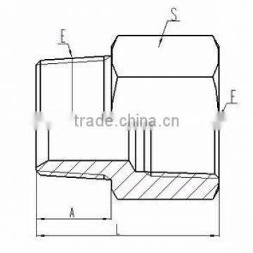 hydraulic hose fitting assembly/pipe coupling