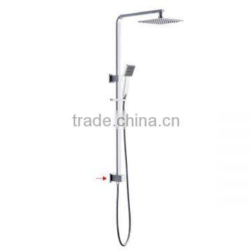 high quality polished chrome surface bath rain waterfall shower mixer set bathroom accessories