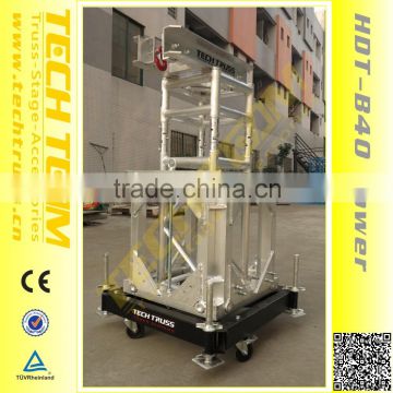 400mm Truss Elevator Tower Lift Tower For Roof System