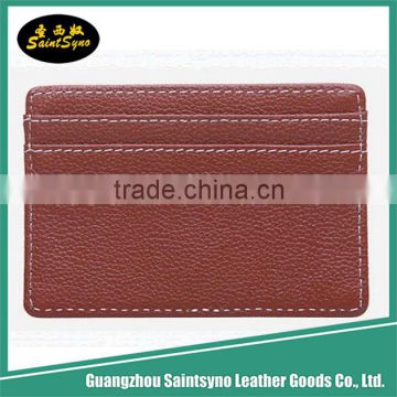 RFID blocking double side PU leather business card holder or name card holder