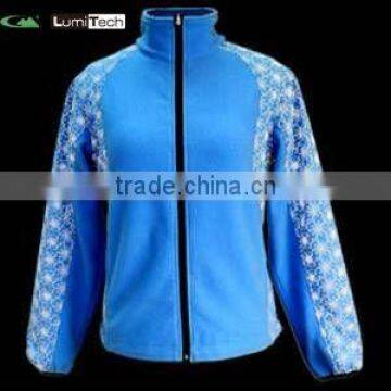 Women's reflective fleece jackets